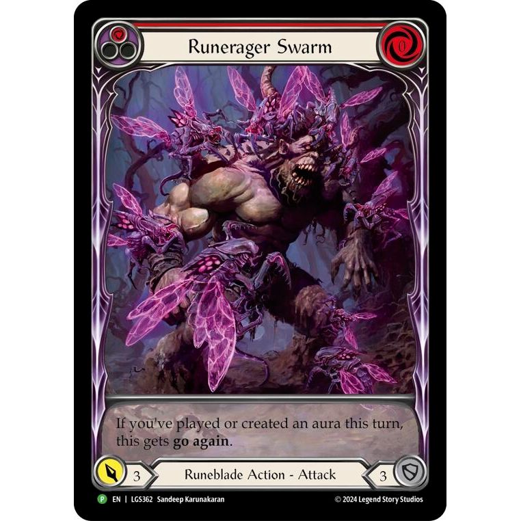 Image for Runerager Swarm (Red) (Extended Art) - LGS362 (LGS362) (PR) - Flesh and Blood TCG