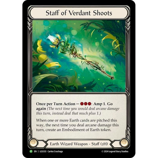 Image for Staff of Verdant Shoots - LGS333 (LGS333) (PR) - Flesh and Blood TCG