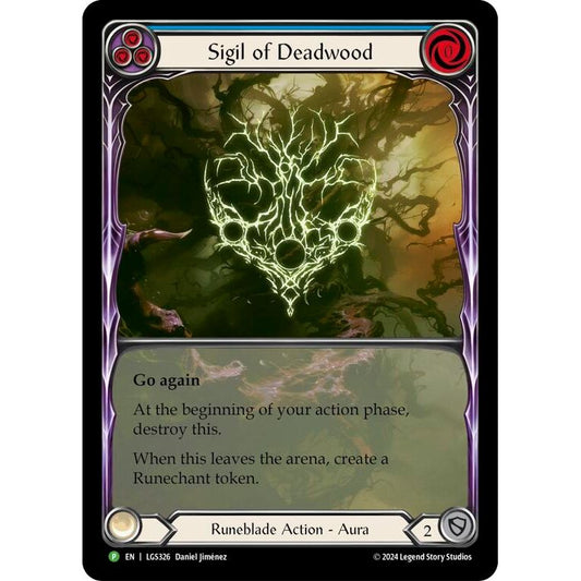 Image for Sigil of Deadwood (Extended Art) - LGS326 (LGS326) (PR) - Flesh and Blood TCG