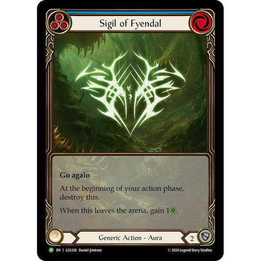 Image for Sigil of Fyendal (Extended Art) - LGS330 (LGS330) (PR) - Flesh and Blood TCG