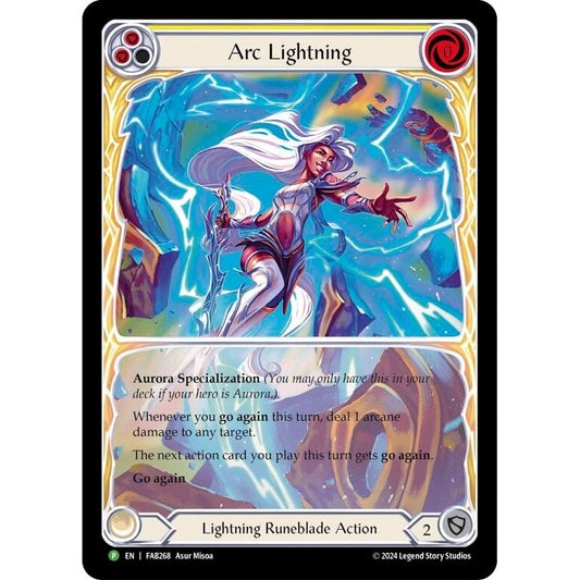 Image for Arc Lightning (Extended Art) - FAB268 (FAB268) (PR) - Flesh and Blood TCG