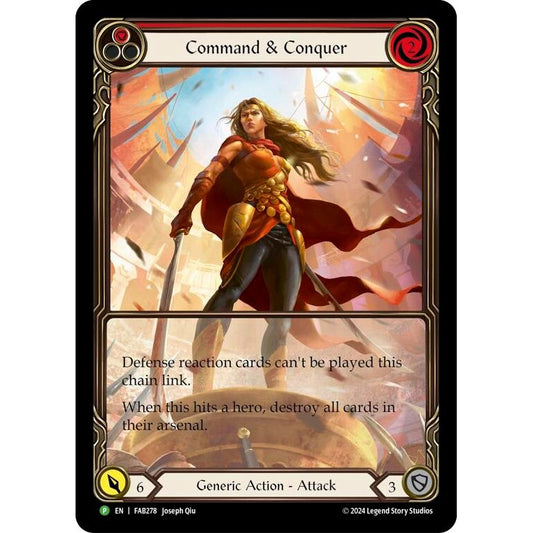 Image for Command and Conquer (Extended Art) - FAB278 (FAB278) (PR) - Flesh and Blood TCG