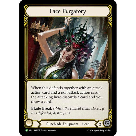 Image for Face Purgatory (Golden) - FAB252 (FAB252) (PR) - Flesh and Blood TCG