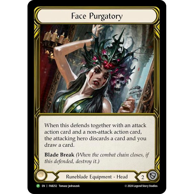 Image for Face Purgatory (Golden) - FAB252 (FAB252) (PR) - Flesh and Blood TCG