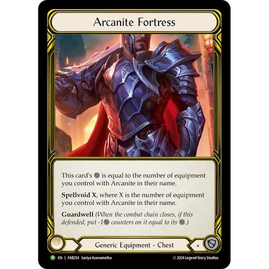Image for Arcanite Fortress (Golden) - FAB254 (FAB254) (PR) - Flesh and Blood TCG