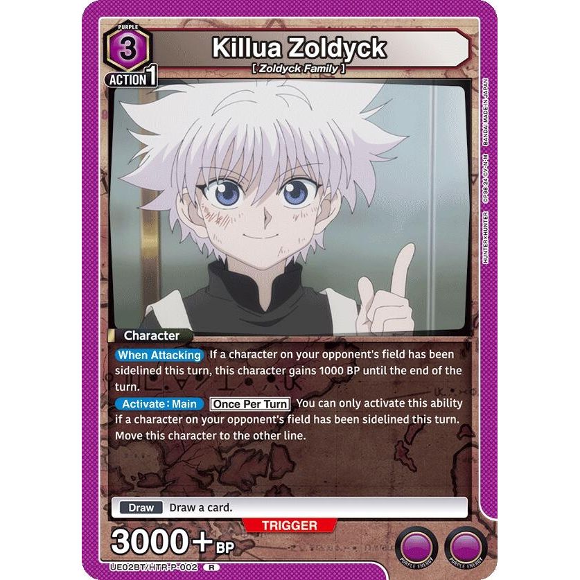 Image for Killua Zoldyck (002) (UE02BT/HTR-P-002) (UE02BT) - Union Arena