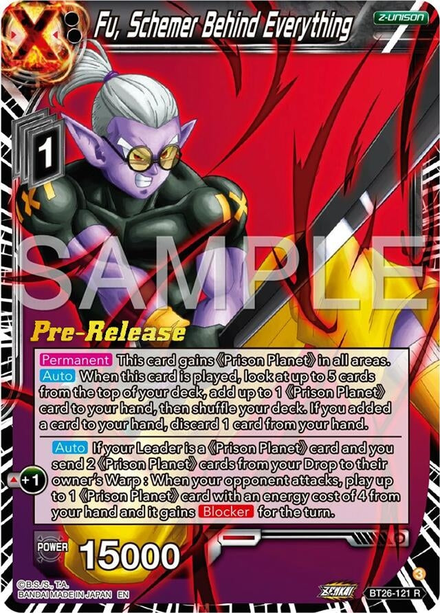 Image for Fu, Schemer Behind Everything (BT26-121) (BT26) - Dragon Ball Super: Masters