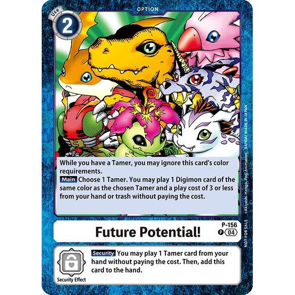 Image for Future Potential! (Store Tournament 2024 Oct. - Dec. Participation Pack) (P-156 P) (D-PR) - Digimon Card Game