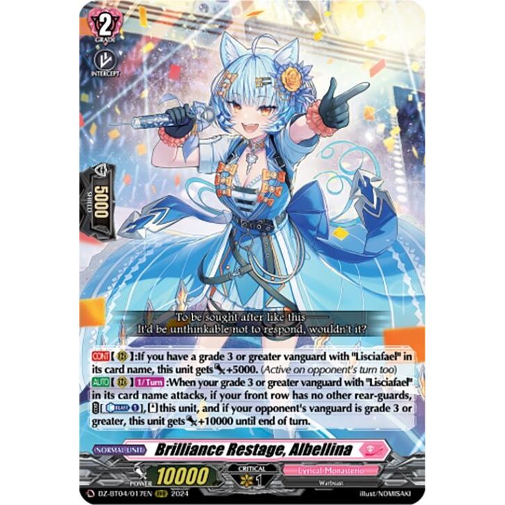 Image for Brilliance Restage, Albellina (DZ-BT04/017EN) (DZ-BT04) - Cardfight Vanguard