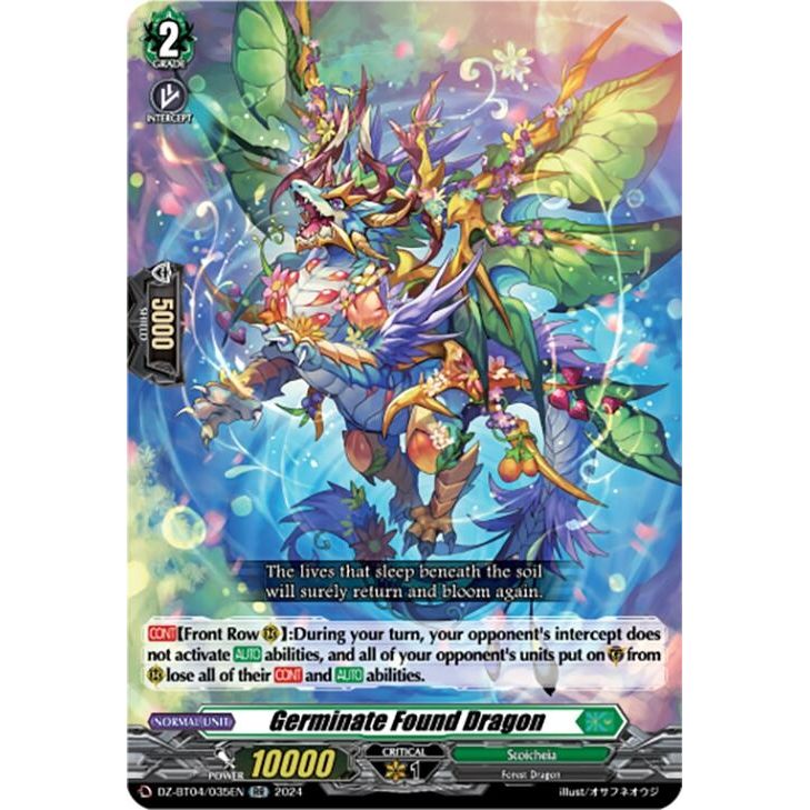 Image for Germinate Found Dragon (DZ-BT04/035EN) (DZ-BT04) - Cardfight Vanguard