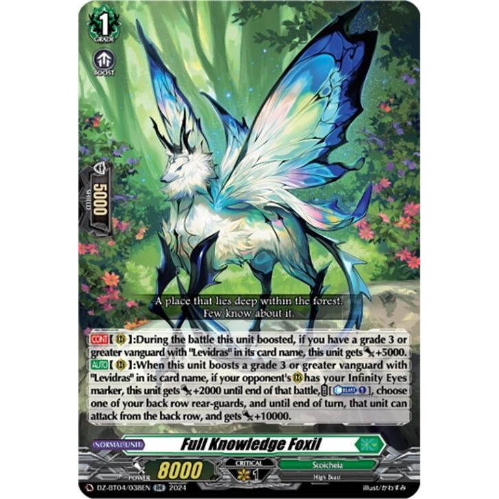 Image for Full Knowledge Foxil (DZ-BT04/038EN) (DZ-BT04) - Cardfight Vanguard