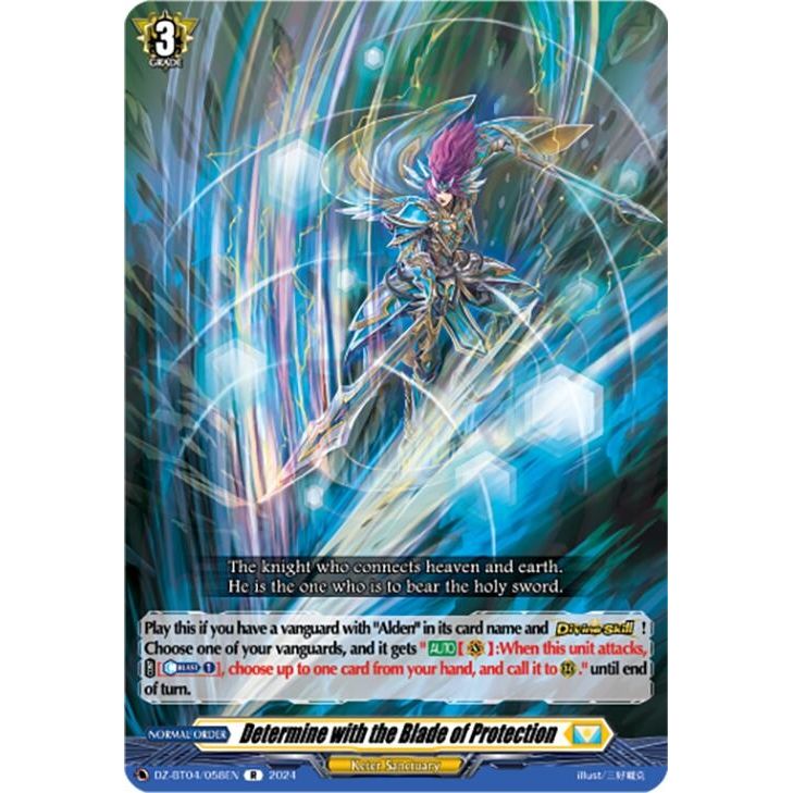 Image for Determine with the Blade of Protection (DZ-BT04/058EN) (DZ-BT04) - Cardfight Vanguard