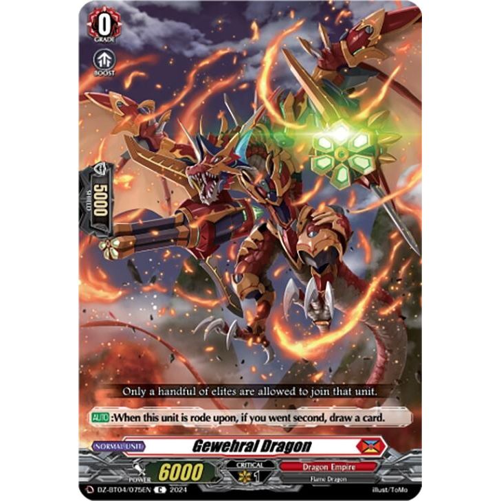 Image for Gewehral Dragon (DZ-BT04/075EN) (DZ-BT04) - Cardfight Vanguard