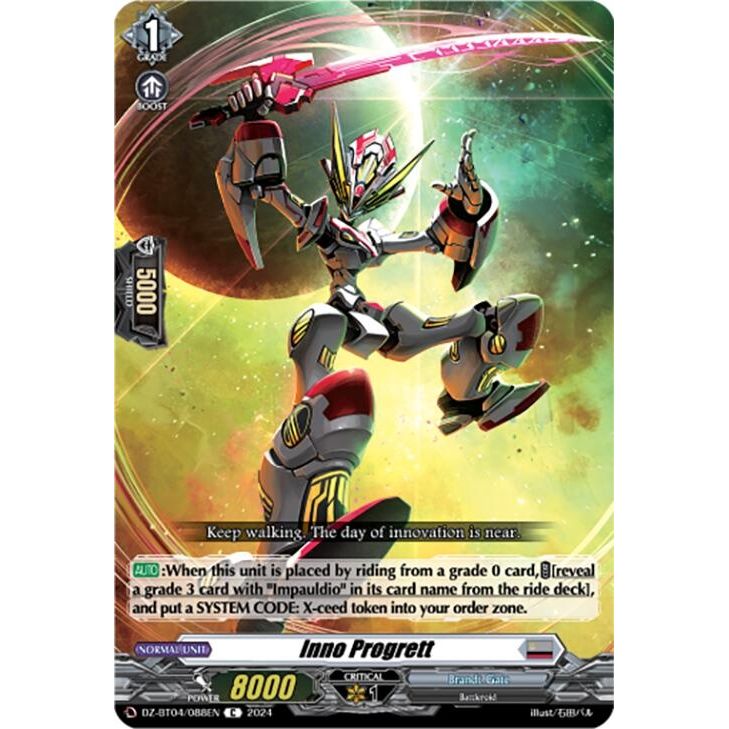 Image for Inno Progrett (DZ-BT04/088EN) (DZ-BT04) - Cardfight Vanguard