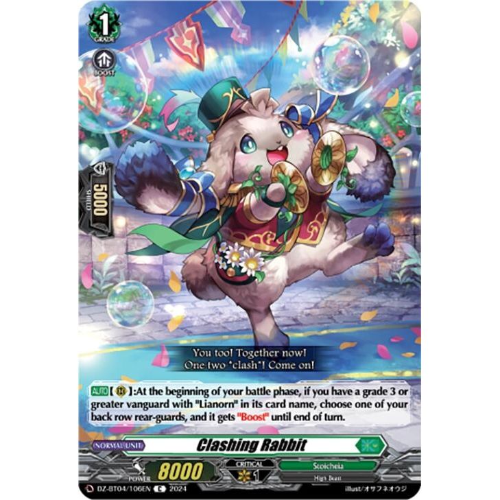 Image for Clashing Rabbit (DZ-BT04/106EN) (DZ-BT04) - Cardfight Vanguard