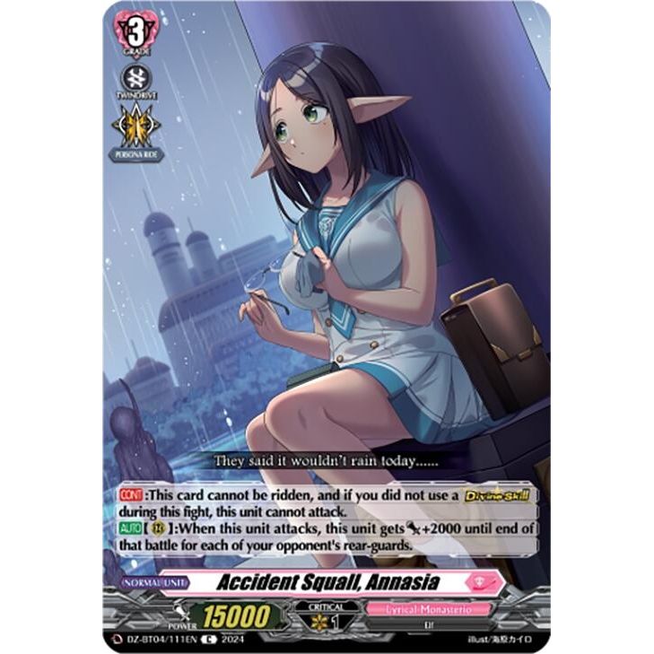 Image for Accident Squall, Annasia (DZ-BT04/111EN) (DZ-BT04) - Cardfight Vanguard