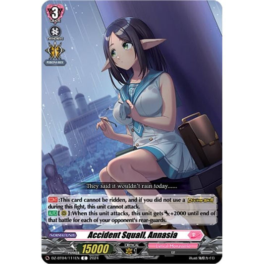 Image for Accident Squall, Annasia (DZ-BT04/111EN) (DZ-BT04) - Cardfight Vanguard