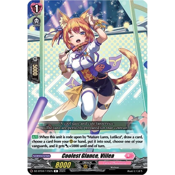 Image for Coolest Glance, Viilea (DZ-BT04/115EN) (DZ-BT04) - Cardfight Vanguard