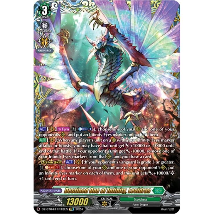 Image for Destined One of Infinity, Levidras (FFR) (DZ-BT04/FFR13EN) (DZ-BT04) - Cardfight Vanguard