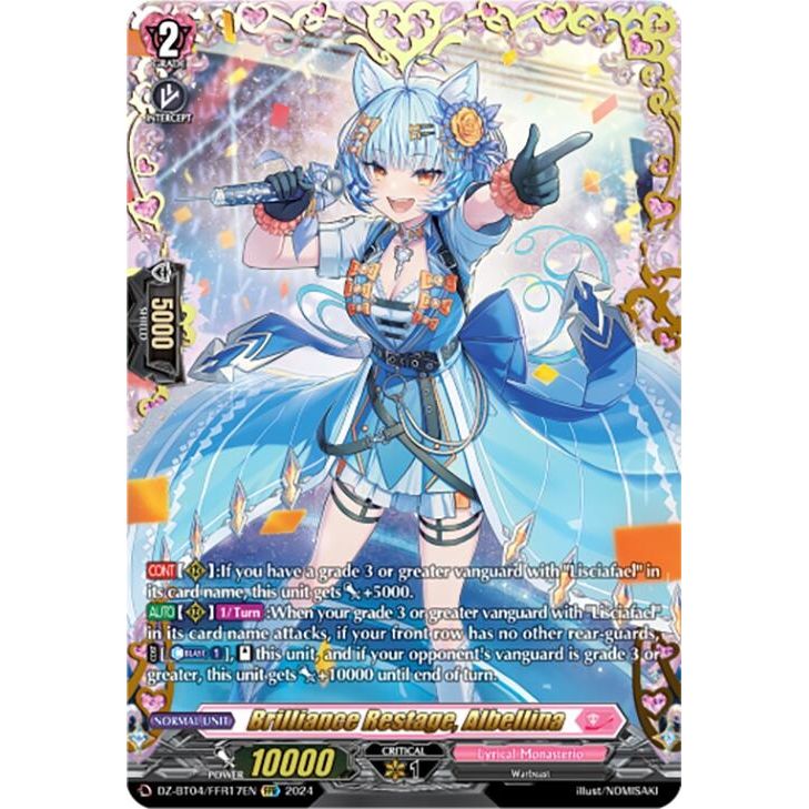 Image for Brilliance Restage, Albellina (FFR) (DZ-BT04/FFR17EN) (DZ-BT04) - Cardfight Vanguard