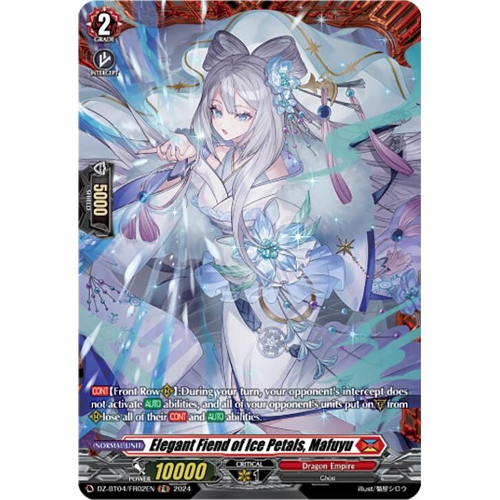 Image for Elegant Fiend of Ice Petals, Mafuyu (FR) (DZ-BT04/FR02EN) (DZ-BT04) - Cardfight Vanguard