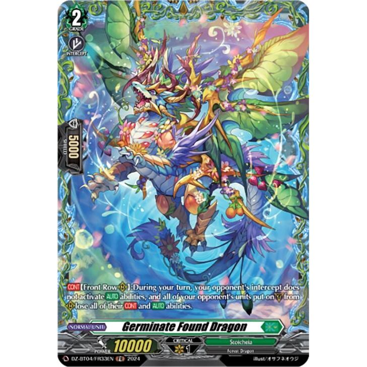 Image for Germinate Found Dragon (FR) (DZ-BT04/FR33EN) (DZ-BT04) - Cardfight Vanguard