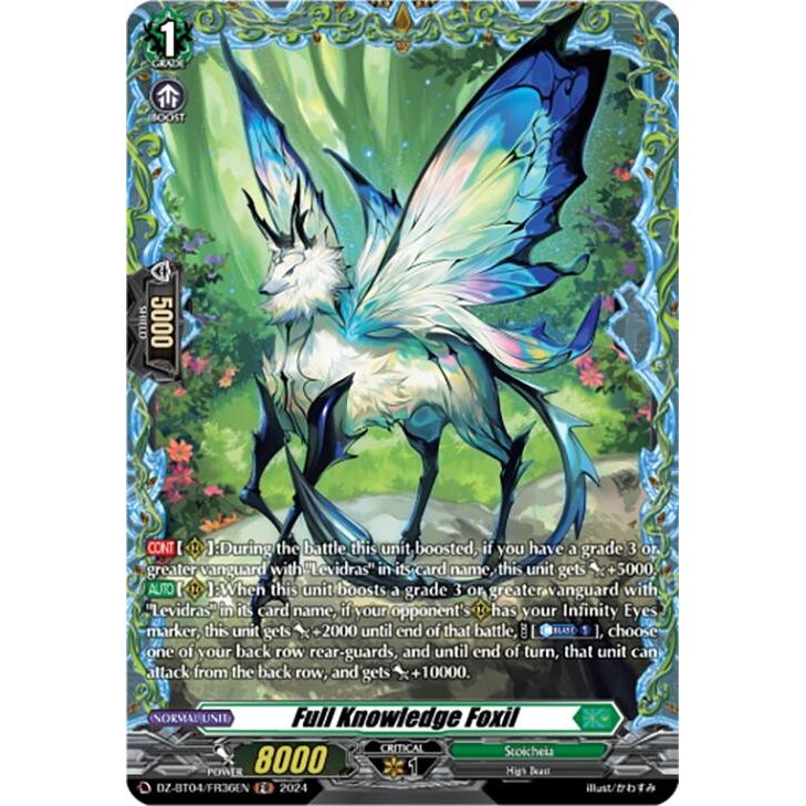Image for Full Knowledge Foxil (FR) (DZ-BT04/FR36EN) (DZ-BT04) - Cardfight Vanguard