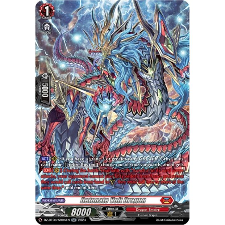 Image for Detonate Volt Dragon (SR) (DZ-BT04/SR06EN) (DZ-BT04) - Cardfight Vanguard