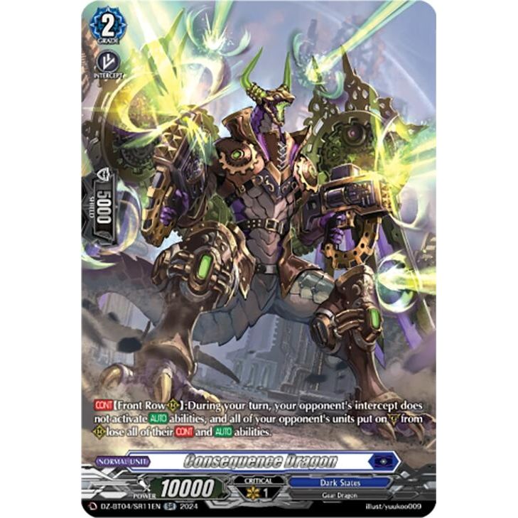Image for Consequence Dragon (SR) (DZ-BT04/SR11EN) (DZ-BT04) - Cardfight Vanguard
