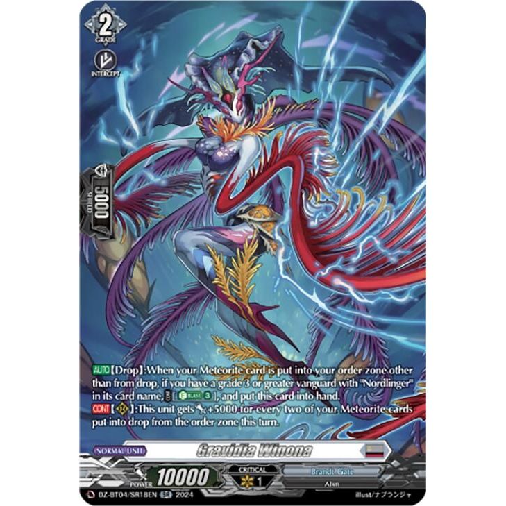 Image for Gravidia Winona (SR) (DZ-BT04/SR18EN) (DZ-BT04) - Cardfight Vanguard