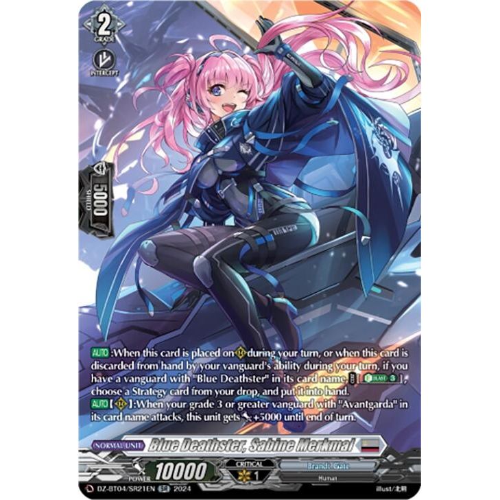 Image for Blue Deathster, Sabine Merkmal (SR) (DZ-BT04/SR21EN) (DZ-BT04) - Cardfight Vanguard