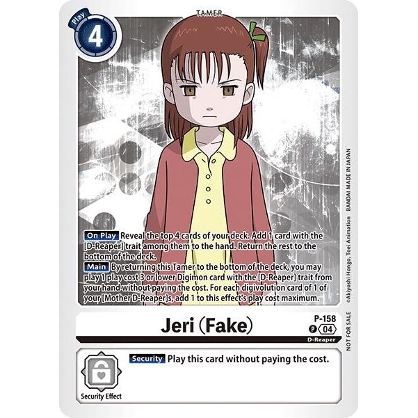 Image for Jeri (Fake) (Store Tournament 2024 Oct. - Dec. Participation Pack) (P-158 P) (D-PR) - Digimon Card Game