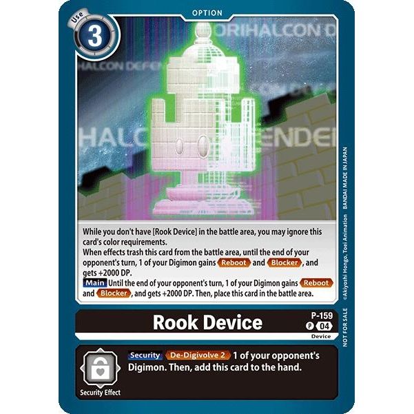 Image for Rook Device (Store Tournament 2024 Oct. - Dec. Participation Pack) (P-159 P) (D-PR) - Digimon Card Game