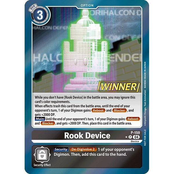 Image for Rook Device (Store Tournament 2024 Oct. - Dec. Winner Pack) (P-159 P) (D-PR) - Digimon Card Game