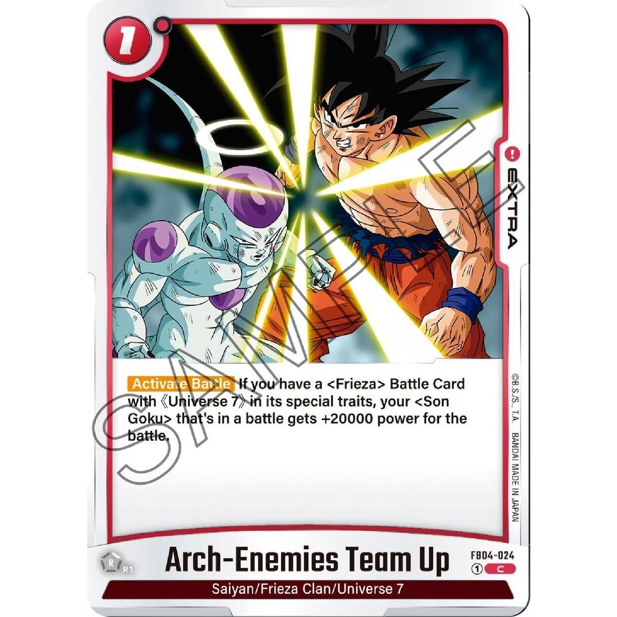 Image for Arch-Enemies Team Up (FB04-024) (FB04) - Dragon Ball Super: Fusion World