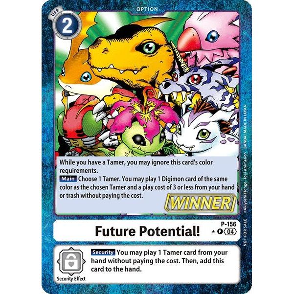 Image for Future Potential! (Store Tournament 2024 Oct. - Dec. Winner Pack) (P-156 P) (D-PR) - Digimon Card Game