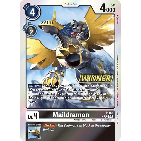 Image for Maildramon (Store Tournament 2024 Oct. - Dec. Winner Pack) (P-154 P) (D-PR) - Digimon Card Game