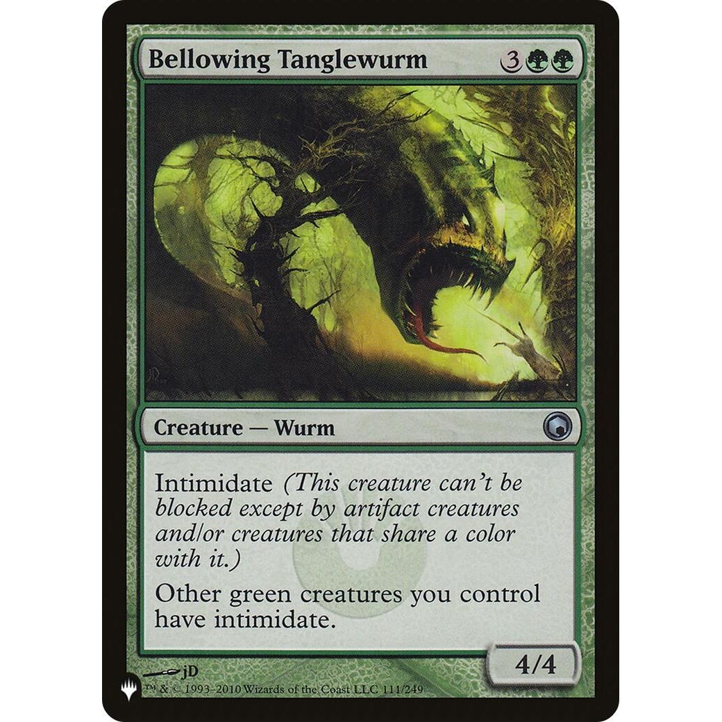Image for Bellowing Tanglewurm (111/249) (LIST) - Magic: The Gathering