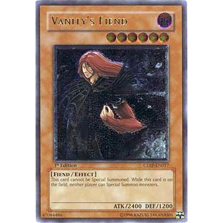 Image for Vanity's Fiend (UTR) (CDIP-EN017) (CDIP) - YuGiOh