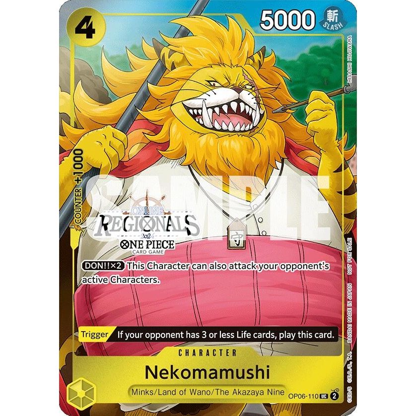 Image for Nekomamushi (Online Regional 2024 Vol. 3) (OP06-110) (OP-PR) - One Piece Card Game