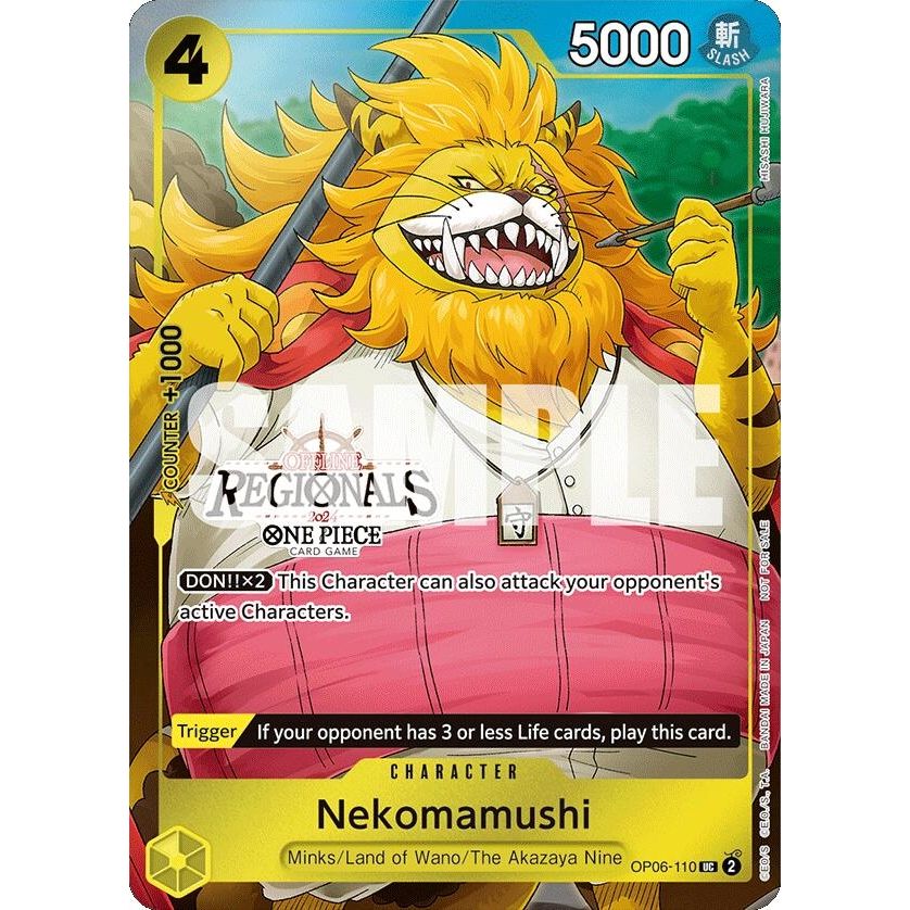 Image for Nekomamushi (Offline Regional 2024 Vol. 3) (OP06-110) (OP-PR) - One Piece Card Game