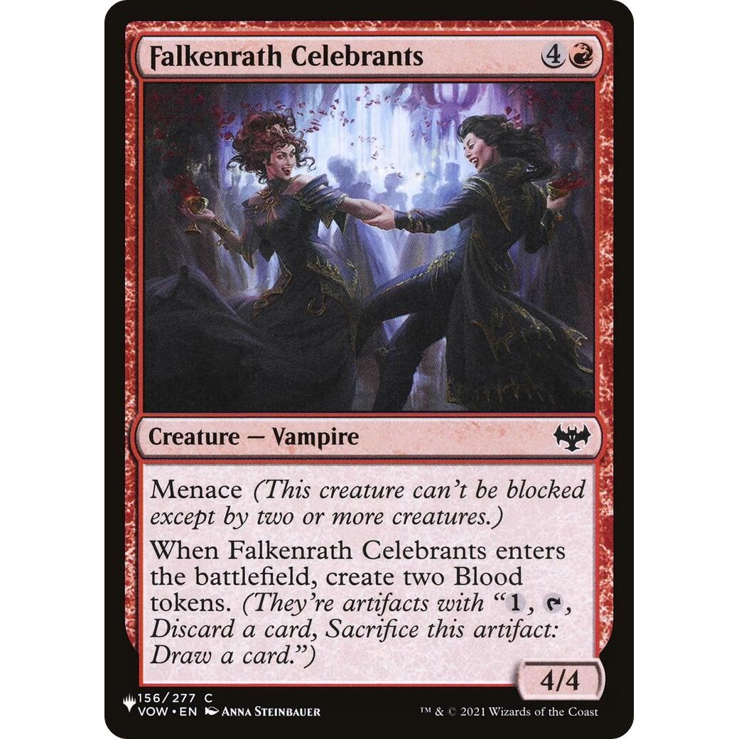 Image for Falkenrath Celebrants (156/277) (LIST) - Magic: The Gathering