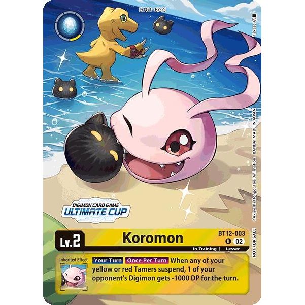Image for Koromon (Ultimate Cup 2024) (BT12-003 U) (BT12) - Digimon Card Game