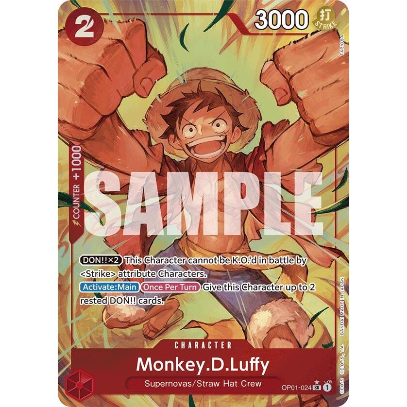Image for Monkey.D.Luffy (OP01-024) (Alternate Art) (OP01-024) (PRB-01) - One Piece Card Game