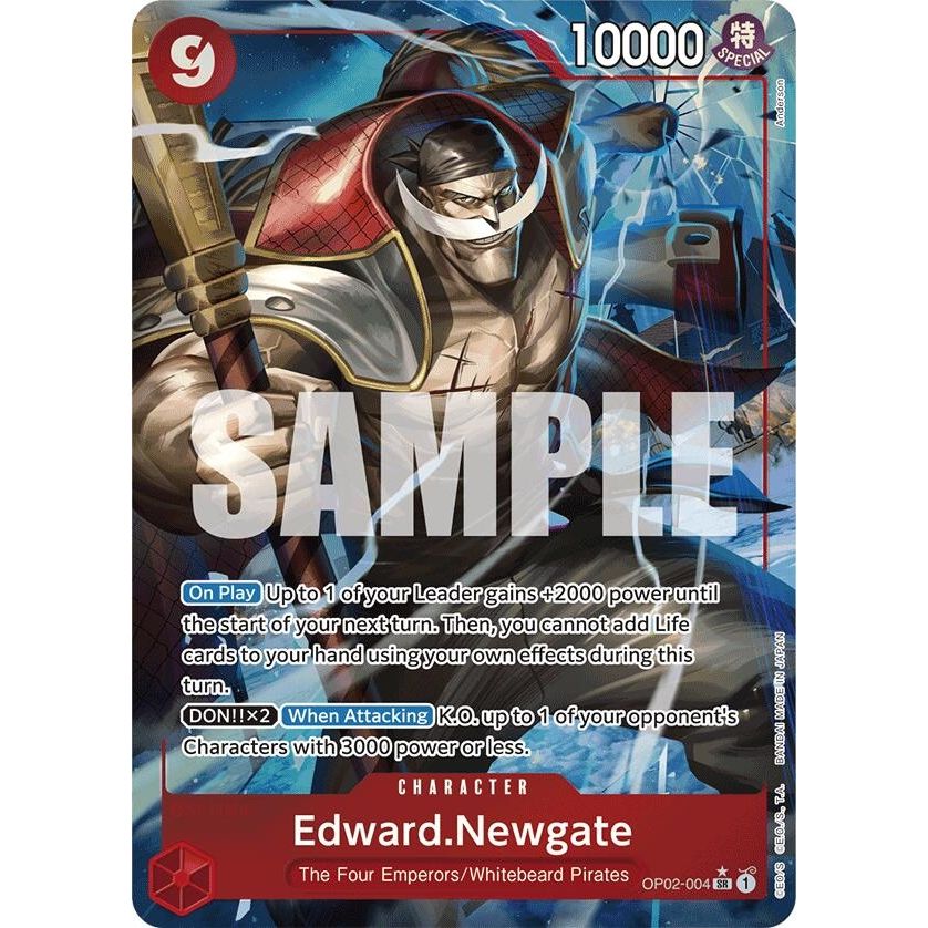 Image for Edward.Newgate (OP02-004) (Alternate Art) (OP02-004) (PRB-01) - One Piece Card Game