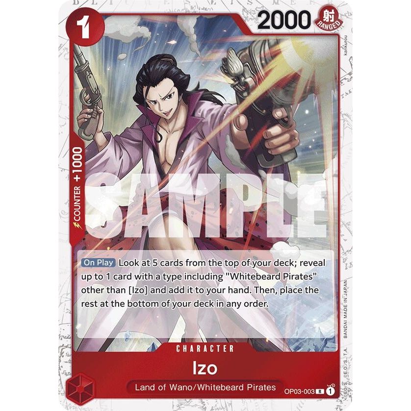 Image for Izo (OP03-003) (Jolly Roger Foil) (OP03-003) (PRB-01) - One Piece Card Game