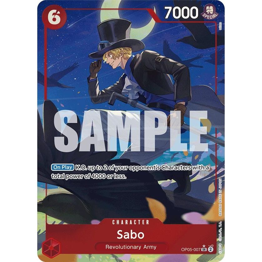 Image for Sabo (OP05-007) (Alternate Art) (OP05-007) (PRB-01) - One Piece Card Game