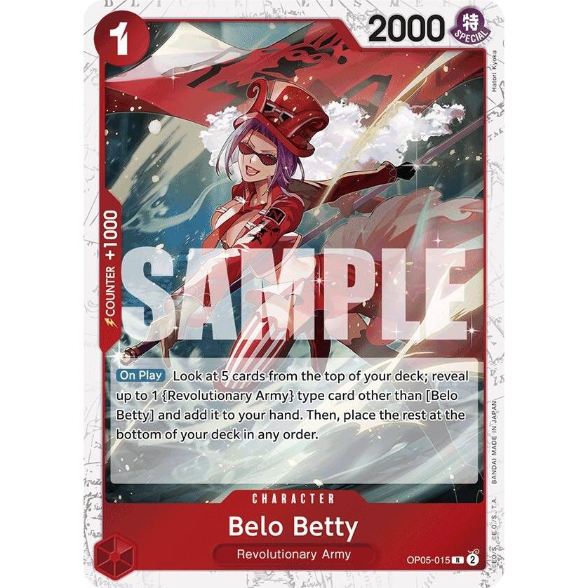 Image for Belo Betty (Jolly Roger Foil) (OP05-015) (PRB-01) - One Piece Card Game
