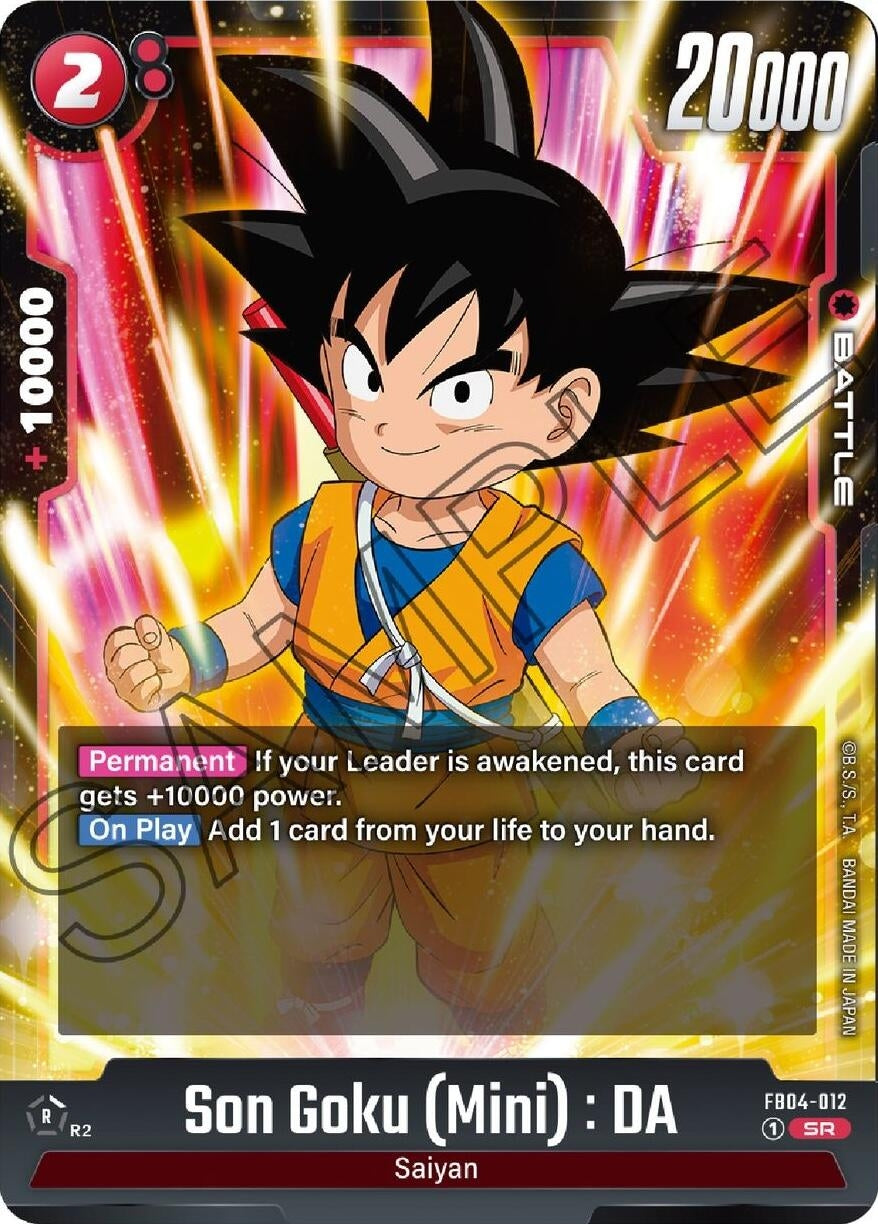 Image for Son Goku (Mini) : DA (FB04-012) (FB04) - Dragon Ball Super: Fusion World