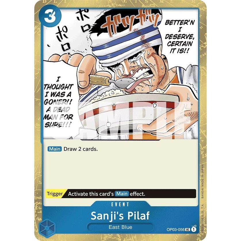 Image for Sanji's Pilaf (Jolly Roger Foil) (OP03-056) (PRB-01) - One Piece Card Game